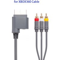 1.8m AV Cable for Xbox360 Game Console Core Game Controller Audio Video Connect Wire for Microsoft Xbox360 AV Extention Cable