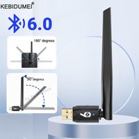 200M Bluetooth 6.0 Adapter USB Bluetooth5.4 for PC Dongle Adaptador Wireless Mouse Keyborad Music Audio Receiver USB Transmitter