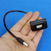 USB Extension Charge Cable for Car Dashboard USB 2.0 Port For Mitsubishi ASX Lancer Outlander Pajero Eclipse USB Charge Switch