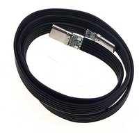 JCD USB-C Soft Flat Silicone Cord Male to Male / Male to Female Adapter Type-C Data Fast Charging Cable For Phones Tablets
