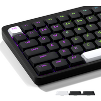 XVX 127Keys Low Profile Keycaps Double-Shot Shine Thorugh Key cap Set Game Mechanical Keyboard Skyline Key caps