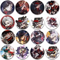 Honkai:Star Rail Boothill Cool Anime Button Pins Round Brooches on Clothes Lapel Pin for Backpack Cartoon Badge Decoration Gifts