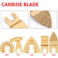 Carbide Oscillating Multi Tool Saw Blades Quick Release Change Renovator Grinding Blades For Ceramics Tile Grout Removing Tool
