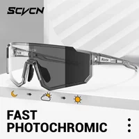 AliExpress SCVCN Photochromic Sunglasses Cycling Glasses Outdoor Cycling Road Mountain Bike Glasses Men and Women Casual Hiking Windproof