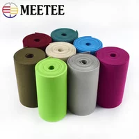 Meetee 1/2M 10cm Width Elastic Bands For Underwear Colour Double-sided Rubber Band Shoes Clothing Elastics Tapes DIY Accessories