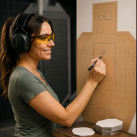 10/20pcs Shooting Cardboard Targets Paper Targets Outdoor Hunting Competitive Archery Arrow Shoot Practice Training Targets 31BE