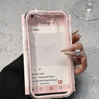 For iPhone 17E 16E Transparent Case Stunning 2-in-1 Design Soft TPU Skin-feel Shockproof Protection Cover For iPhone 17E