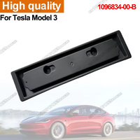 Front License Plate For Tesla Model 3 European 2021 2022 2023 Numberplate Holder Frame Bracket 1096834-00-B Electric Car Plates