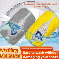 Wash Bag Padded Net Laundry Shoes Protector Fluffy fibers Polyester Washing Shoes Machine Friendly Laundry Bag Drying Bags