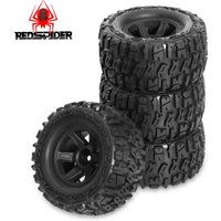 90mm 12mm Hex Rubber Tires Wheels for Pro MJX Hyper Go 14210 16210 1/14 1/16 RC Monster Truck Upgrade