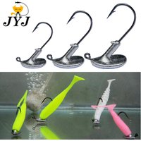 JYJ 5PCS/Lot 3.5g 5g 7g 10g 14g Tumbler jigging head hook for fishing tackle ,soft worm lure bait sharp hook