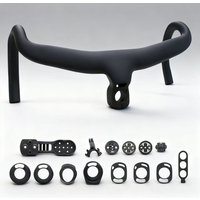 2025 New Road Handlebar, Internal Cable Routing, DI2 Compatible, 400mm 420mm 440mm Width for Road Bike, with Computer Mount