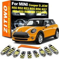 ZITWO Kit d'éclairage intérieur LED pour MINI Clubman Countryman Paceman Cooper S D JCW R50 R52 R53 R55 R56 R57 R58 R59 R60 R61 F55 F56