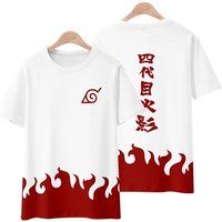 Hot Selling Hokage Anime Men's Short Sleeved T-shirt Fashionable Summer Children's T-shirt Men's Clothing T-shirt