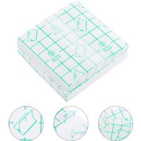 100pcs Disposable Makeup Mixing Hand Palettes Sticker PU Film Paper Makeup Color Palette Adhesive Makeup Palettes Tool Accessory