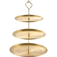 Stainless Steel 2/3 Tier Cake Stand, Detachable Fruit Cake Tray Snack Candy Plate for Restaurant Wedding Party Dessert Display