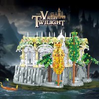 3950PCS Gallery of View Buildings Blocks Movie Lord Rings The Valley Twilight Model Splicing Assembly Bricks Puzzle Toys Gift