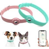 New Silicone Anti-Lost Pet Cat Collar For The Apple Airtag Protective Tracker Anti Lost Positioning Collar Adjustable Pet Collar