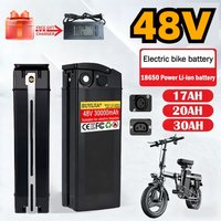 Original 48V Silverfish-Batterie Pour Vélo Électrique 20Ah, 30Ah, 17Ah, Batteries Haute Capacité, Cellules 18650 Power 500-2000W