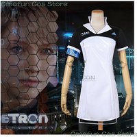 Detroit: Become Human Connor KARA Cosplay Costume Code AX400 Agent Outfit Girls Unifrom Cosplay Costume for Halloween roleplay