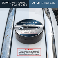 Professional Chrome Polishing Compound Removes Water Stains Rust Blueing Oxidation Metal Polish Paste for Auto Trim Cleaner