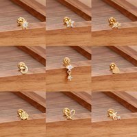 Classic Geometric Irregular Mini Ear Stud 18K Gold Plated Stainless Steel Hypoallergenic Earrings for Women Daily Jewelry Aretes