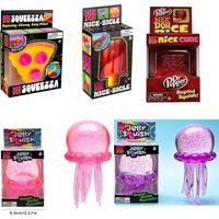 Schylling Nee Doh Nice Cube Nice-Sicle Sensory Toy, Stress Relief Squishy Squeeze Cube, Calming Fidget for ADHD & Focus