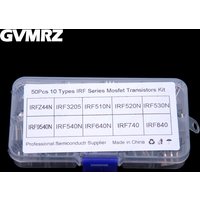 10 Values 50 PCS IRFZ44 IRF3205 IRF510 IRF520 IRF MOSFET packaged in through-hole TO-220