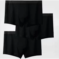 3PCS Men's cotton underwear with loose fit, four corners, breathable, large size, comfortable, summer lightweight shorts