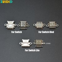 ZUIDID 1PCS For NS Switch OLED Usb Charging Port Socket Lot For Switch Lite Console Power Connector Type-C Socket Port