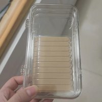 Transparent Nail Art Storage Box with Three Fold Large Capacity Nail Accessory Box Portable Care Box for False Nails Display