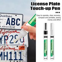 License Plate Touch-up Pen Fading Repair Car Scratch Repair Paint Pen For Nameplate Refurbishment Waterproof Auto Paint Care