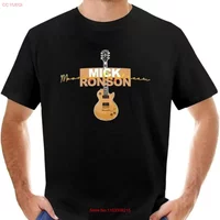 Mick Ronson Moonage Daydream T Shirt Anime Short Summer Tops Sports Fan vintage Washed Stylish Unisex Stretched Slightly