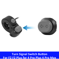 Turn Signal Switch Button for Ninebot E2 Pro F2 F2 Plus F2 Pro G2 for Xiaomi 4 Pro Plus 4 Pro Max Scooter Indicator Light Button