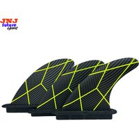 JNJ-Future Surfboard, Mf, Large Fin Thruster, Made from Fiberglass and Epoxy, 3Pcs a Set