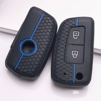 2 Button Silicone Car Remote Key Fob Shell Cover Case For Nissan X-Trail Juke Qashqai J11 Micra Pulsar 2014 2015 2016 2017 2018