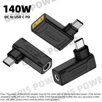 140W DC zu USB C PD Netzteil Adapter Anschluss 5V 9V 20V Schnell lade adapter Konverter für iPhone MacBook Samsung Huawei