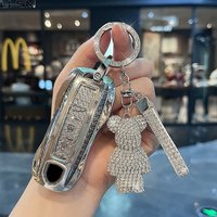Car key case cover shell for Porsche Cayenne Panamera Macan taycan 911 718 macan car key bag cars accessories key accessories