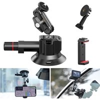 Ulanzi 3 pouces/4.5 pouces caméra d'action pompe à main ventouse sous vide 1/4 "3/8" support de stabilisateur de caméra pour téléphone GoPro Insta360