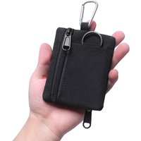 Outdoor Tactical Mini Coin Purse Key Bag Military Fan Outdoor Zipper Bag Sports Waist Bag Storage Accessory Bag One Pack