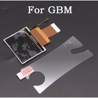 1pcs/lot Original New LCD Display Screen&Clear Protective Film for Gameboy Micro GBM Game Console Replacement part