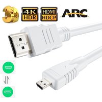 Micro HDMI Cable 4K 60Hz Bi-direction HDMI to Micro HDMI 2.0 Cable for Raspberry Pi 4B Retroid Pocket 4Pro/4/3/3+ GoPro Hero7/6