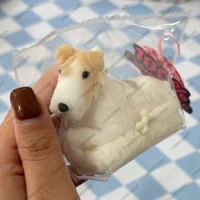 Puppy Taba Squishy Foxhound Dog Fidget Toy Anti Stress Funny Novelty Squeeze Toy Friends Party Game Favors Girls Christmas Gift