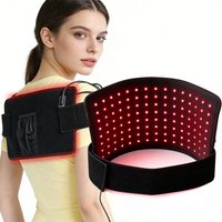 Red Light Infrared Therapy Belt 120pcs LED Devices 660nm 850nm For Body Back Knee Hands Pain Relief Heat Pad Abdominal Fitness