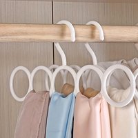 Scarf Rack, Multi-purpose Plastic Hanger, Scarf Silk Scarf Tie Hanging Rack, Space Saving Closet Clothes Hangers