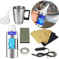 Kit de restauration et de renouvellement des phares, polissage chimique, phares de voiture, liquide polymère, ensemble de tasses à vapeur, réparation, nettoyant pour phares