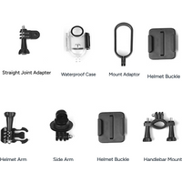AliExpress NONE Accessories Kit for Action Camera of H88 Accessory Quick Release Buckle Tripod Mounts Sticker Cycling Driving Helmet Waterproof
