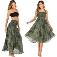 Sexy Summer Long Boho Bottom Women Skirt Vintage Casual Ropa Mujer Faldas Loose Fashion y2k Maxi Skirts Woman Clothing Saia Jupe