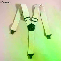 Heavy Duty Work Suspenders For Men Wide Y-Back With 3 Plastic Gripper Clasps Adjustable Elastic Trouser Pants Braces