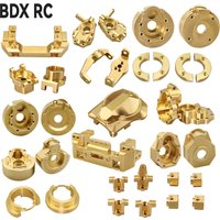 Brass Heavy Duty Counter Weight Set Portal Drive Axle Housing Bumper Mount for 1/10 RC Cwawler TRX4 TRX6 Upgrade Part